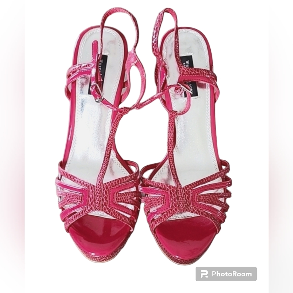 White House/Black Market Hot Pink Sz 7.5
